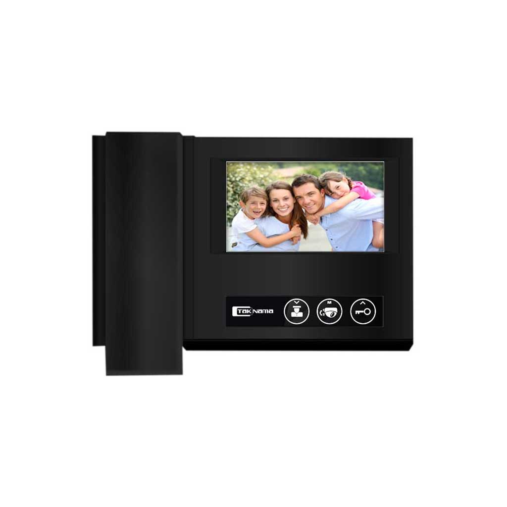 آیفون تصویری تک نما  ساده  D43 مشکی