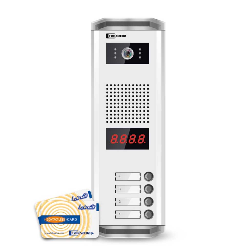 پنل نامبرینگ کارتی 4 واحدی کارتی