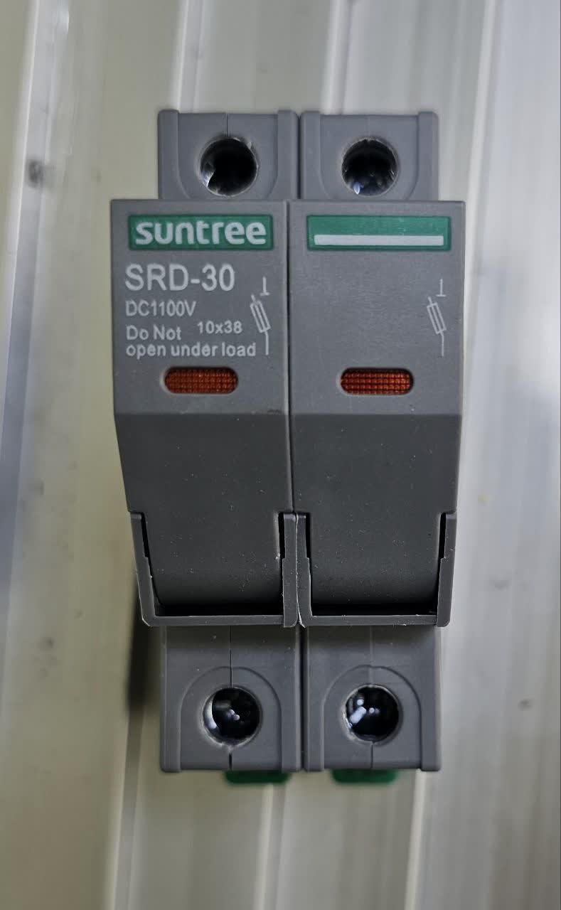 پایه فیوز دوبل هزار ولت dc برند سانتری